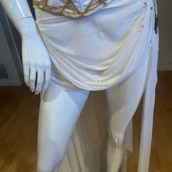 $800 TRASHY ORIGINAL LINGERIE GODDESS CORSET W / MATCHING SKIRT SZ M MEDIUM - Picture 5 of 11